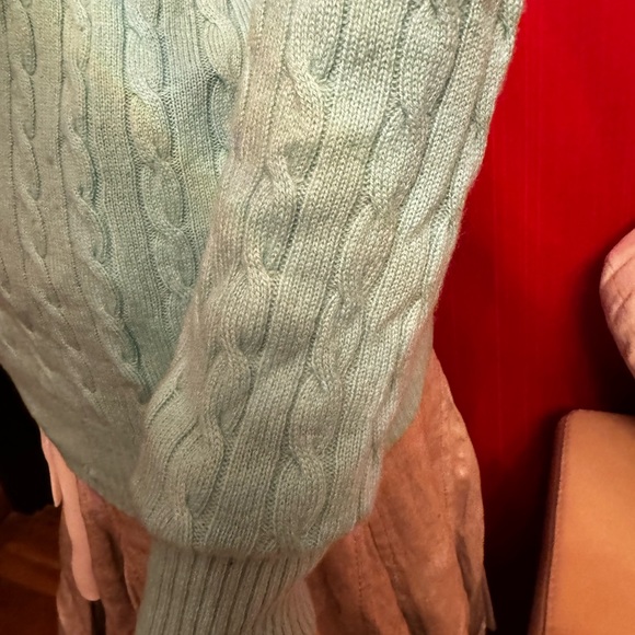 JCrew matcha colored cashmere turtleneck XS - Picture 7 of 13